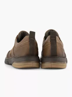 Bruine Leren Sneaker -Vanharen 2110816 H4