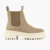 Taupe Leren Chelsea Boot -Vanharen 2111294 H1