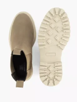 Taupe Leren Chelsea Boot -Vanharen 2111294 H3