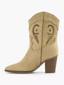 Zandkleurige Cowboy Laarzen -Vanharen 2112274 H2
