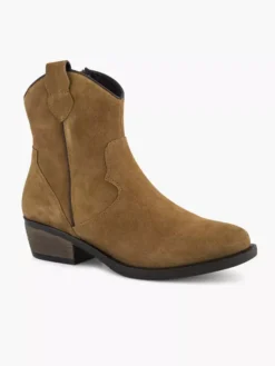 Bruine Leren Cowboy Laars -Vanharen 2112288 H6