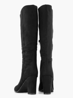 Zwarte Lange Laars Hoge Hak -Vanharen 2114976 H4