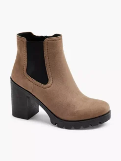 Bruine Chelsea Boot Hak -Vanharen 2115801 H6