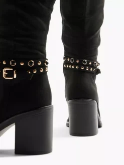 Zwarte Lange Laars Sierriem -Vanharen 2117708 H4