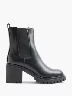 Zwarte Chelsea Boot Hak -Vanharen 2117854 HL1