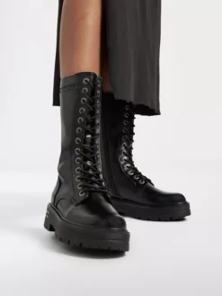 ESPRIT Zwarte Lange Veterboot -Vanharen 2118031 H10