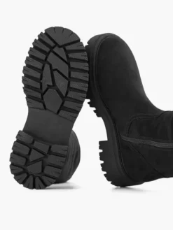 Zwarte Chunky Lange Laarzen -Vanharen 2120793 H3