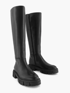 Zwarte Lange Laarzen -Vanharen 2120805 H5