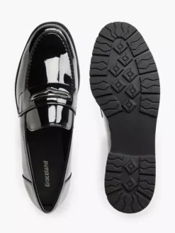 Zwarte Loafer Lak -Vanharen 2120920 H3