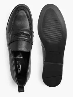 Zwarte Leren Loafer -Vanharen 2121221 H3