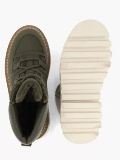 Groene Veterboot Gewatteerd -Vanharen 2122732 H3