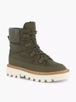 Groene Veterboot Gewatteerd -Vanharen 2122732 H6