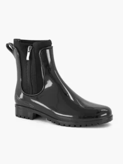 Zwarte Chelsea Regenlaars -Vanharen 2125031 H6