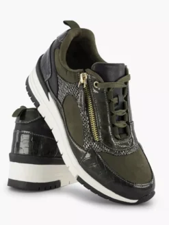 Easy Street Khaki Sneaker -Vanharen 2126029 H5
