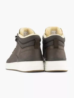 Bruine Hoge Sneaker Gevoerd -Vanharen 2127143 H4