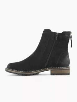 Zwarte Nubuck Chelsea Boot -Vanharen 2135924 H2