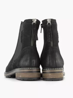 Zwarte Nubuck Chelsea Boot -Vanharen 2135924 H4