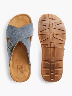 Easy Street Blauwe Slipper -Vanharen 2136425 H3