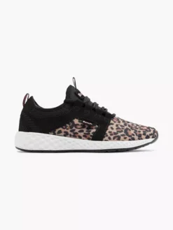 Bench Zwarte Sneaker Panterprint