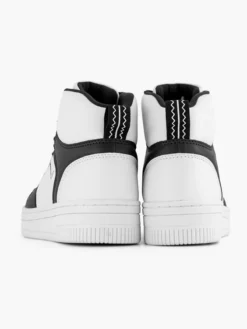 Zwart Witte Hoge Sneaker -Vanharen 2143698 H4