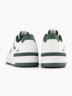 Witte Retro Sneaker Groen -Vanharen 2144581 H4