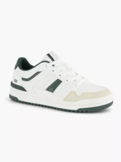Witte Retro Sneaker Groen -Vanharen 2144581 H6