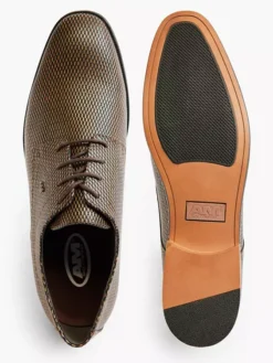 Bruine Veterschoen Print -Vanharen 2148710 H3
