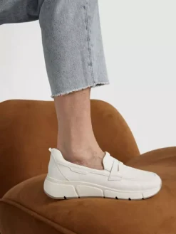 Witte Leren Instapper -Vanharen 2151730 H10