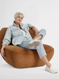 Witte Leren Instapper -Vanharen 2151730 H9