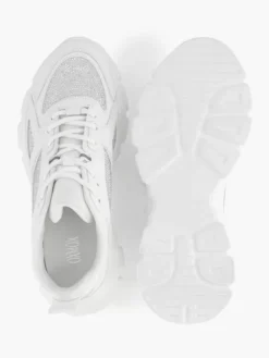 Witte Chunky Sneaker Steentjes -Vanharen 2152352 H5