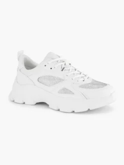 Witte Chunky Sneaker Steentjes -Vanharen 2152352 H6