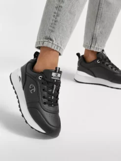 Champion Zwarte Low Cut Shoe RP Champ Platform -Vanharen 2155412 H10