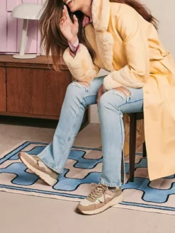 Taupe Sneaker -Vanharen 2157298 H10