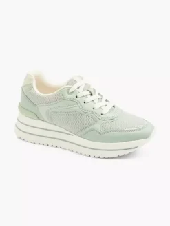 Lichtgroene Sneaker Platform -Vanharen 2158475 H6
