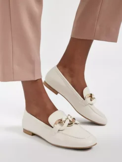 Off White Loafer Sierketting -Vanharen 2158904 H10