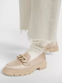 Taupe Chunky Loafer Sierketting -Vanharen 2159208 H10