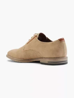 Zandkleurige Veterschoen -Vanharen 2162268 H3