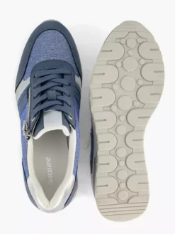 Blauwe Sneaker Sleehak -Vanharen 2163944 H3