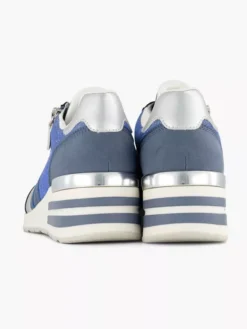 Blauwe Sneaker Sleehak -Vanharen 2163944 H4