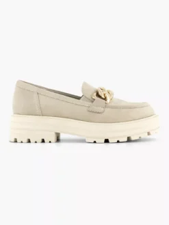 Beige Chunky Loafer Sierketting