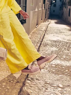 Roze Chunky Loafer Sierketting -Vanharen 2164076 H9