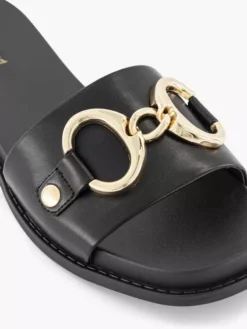 Zwarte Slippers Siergesp -Vanharen 2164808 H5