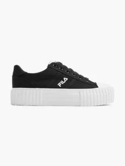 Fila Zwarte Canvas Sneaker Platform