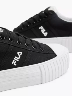 Fila Zwarte Canvas Sneaker Platform -Vanharen 2165858 H5