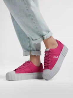 Fila Roze Platform Canvas Sneaker -Vanharen 2165864 H10