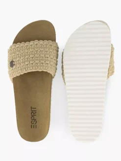 ESPRIT Beige Slipper Gevlochten -Vanharen 2165964 H3