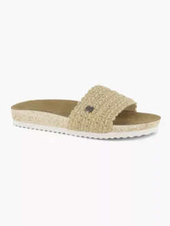 ESPRIT Beige Slipper Gevlochten -Vanharen 2165964 H6