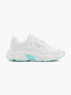 Fila Witte Chunky Sneaker Turqoise Zool