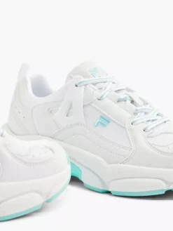 Fila Witte Chunky Sneaker Turqoise Zool -Vanharen 2166586 H5