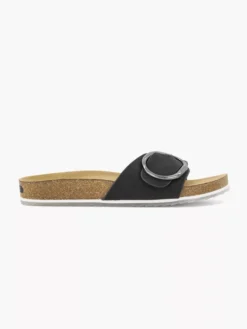 ESPRIT Zwarte Slipper Siergesp